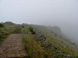 Sentier pavé entre Achada do Teixeira et le Pico Ruivo